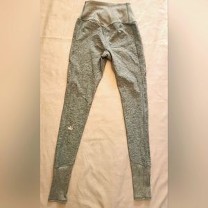alo Yoga High-Waist Super Soft Brushed Aqua Lounge Leggings, Size XXS